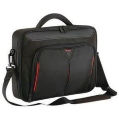Targus Classic 14" Black & Red Polyester Laptop Bag - Stylish, Durable & Functional for Everyday Use